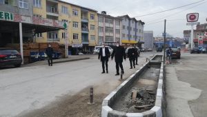 - Mollabey yolunda ışıklı kavşak çalışması