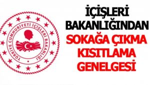 İçişleri Bakanlığı'ndan yeni 'Kısıtlama' açıklaması