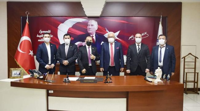 UZUN’DAN BAŞKAN POSBIYIK’A ZİYARET