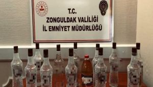  Zonguldak’ta sahte içki ele geçirildi 