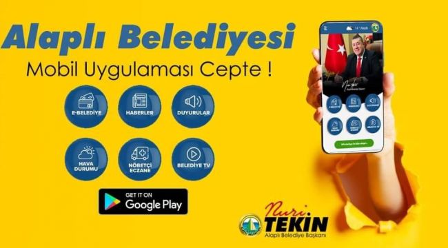 ALAPLI BELEDİYESİ ARTIK CEPTE..