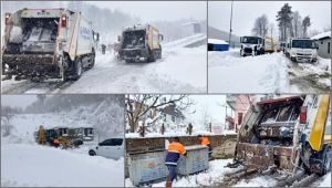 Onlarca ton katı atık tahliye ediliyor