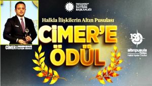 CİMER, “ALTIN PUSULA” ÖDÜLÜ KAZANDI