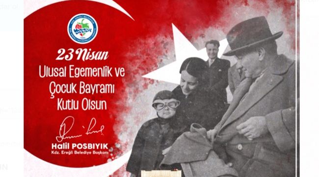 Başkan Posbıyık, Ulusal Egemenlik ve Çocuk Bayramı'nı kutladı