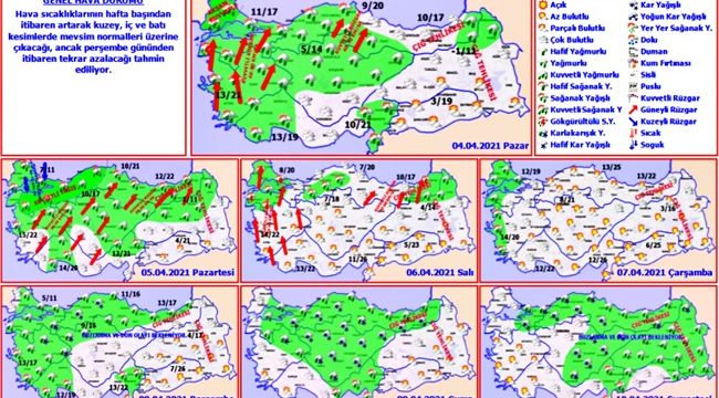 Kış geri dönüyor!