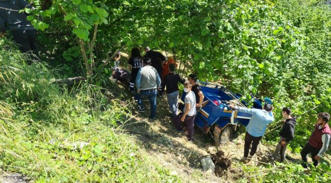 - Alaplı da Patpat Fındık Tarlasına Uçtu