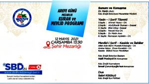 Mevlid programı SBD tv canlı yayınlanacak