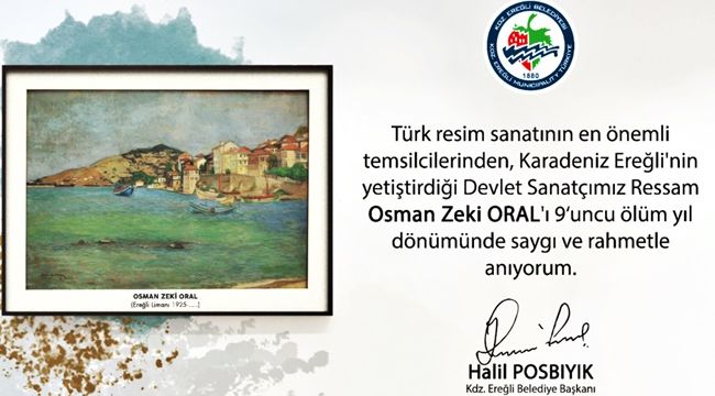 Osman Zeki Oral'ı andı