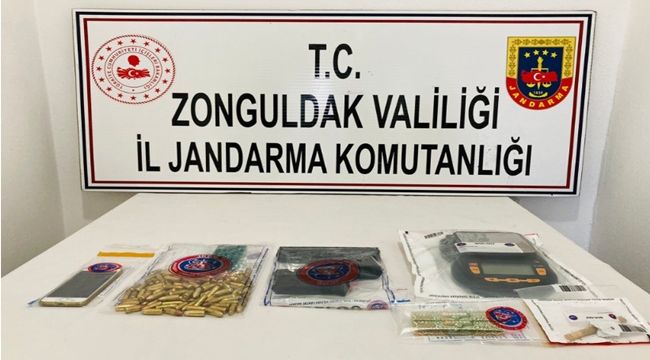 Uyuşturucu operasyonunda tabanca ve mermiler ele geçirildi