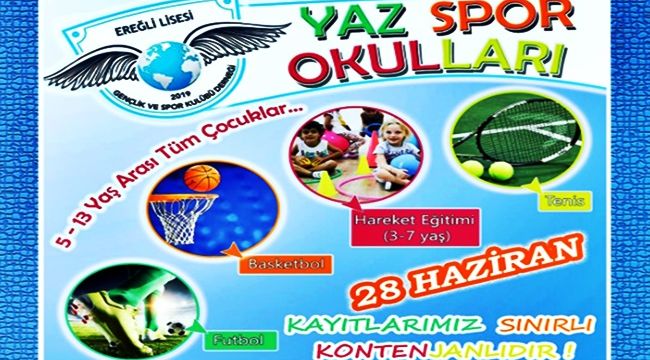 Çocukların gözdesi: Yaz spor okulları...