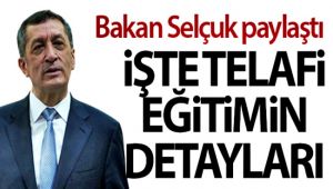 Telafi eğitimin detayları...