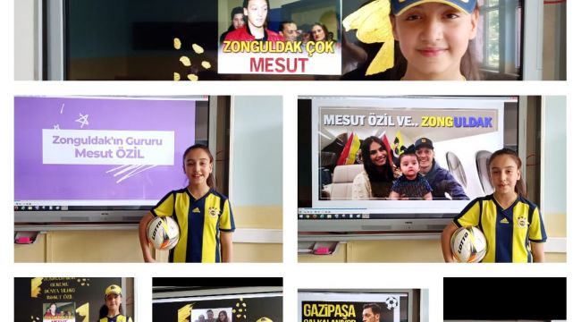 ÜNLÜ FUTBOLCU MESUT ÖZİL'İ TANITTI…