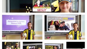 ÜNLÜ FUTBOLCU MESUT ÖZİL'İ TANITTI…