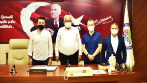 Veteran Futbol Takımı'ndan Başkan Posbıyık'a ziyaret