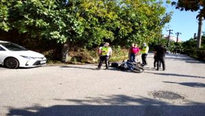 Alaplı'da motosiklet kazası: 1 yaralı