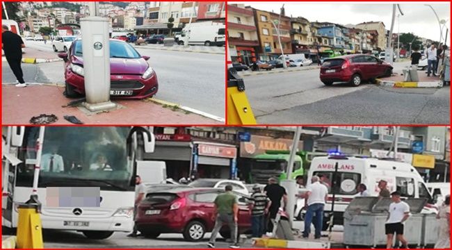 Alaplı'da trafik kazası