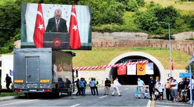 Bartın'daki yol açılışında konuşan Cumhurbaşkanı Erdoğan: