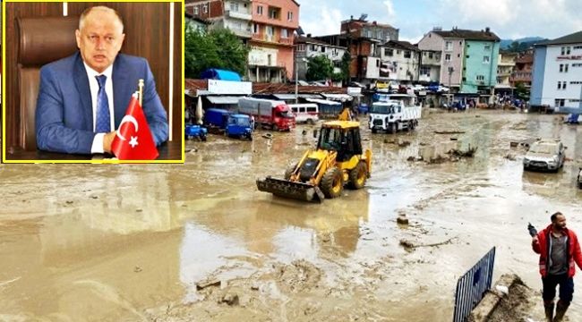 Kaymakam Çorumluoğlu'ndan sel açıklaması