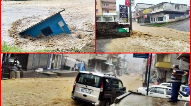 Ormanlı'da sel... (Vide0)