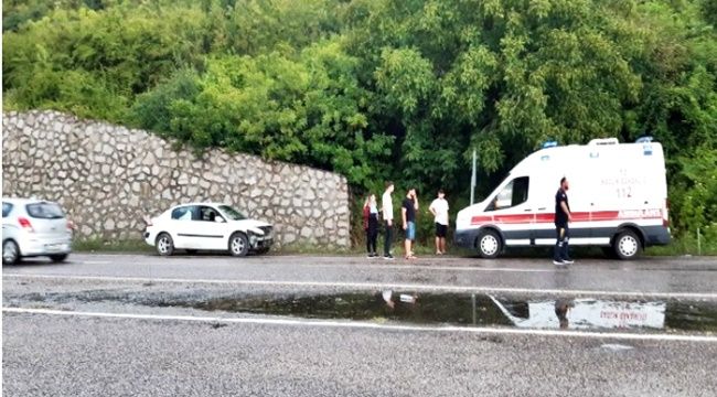 Zonguldak'ta trafik kazası: 3 yaralı