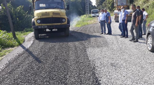 - Köy yolları asfaltlanıyor