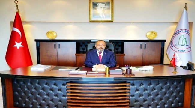 Rektör Çufalı'dan kutlama mesajı