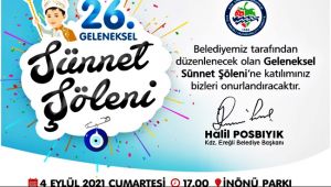 Sünnet Şöleni, Cumartesi…