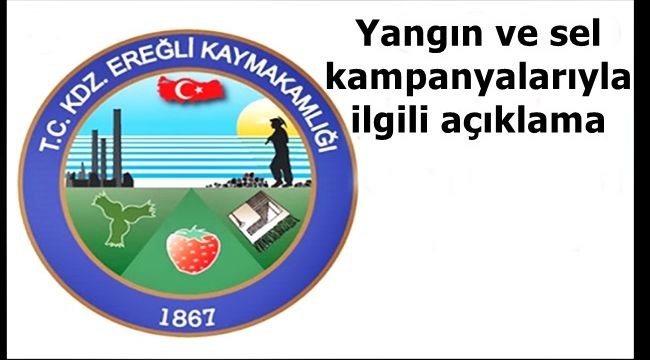 Yangın ve sel felaketleriyle ilgili yardım kampanyası başlatıldı