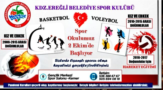  SPOR OKULLARI AÇIYOR