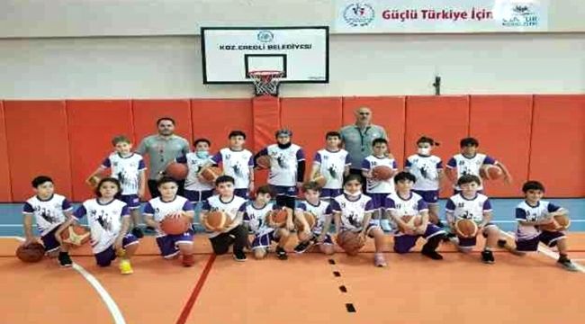 Basketbol okulunda çalışmalar sürüyor