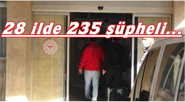 'Çekirge Operasyonu'nda 66 şüpheliden 26'sı adliyede