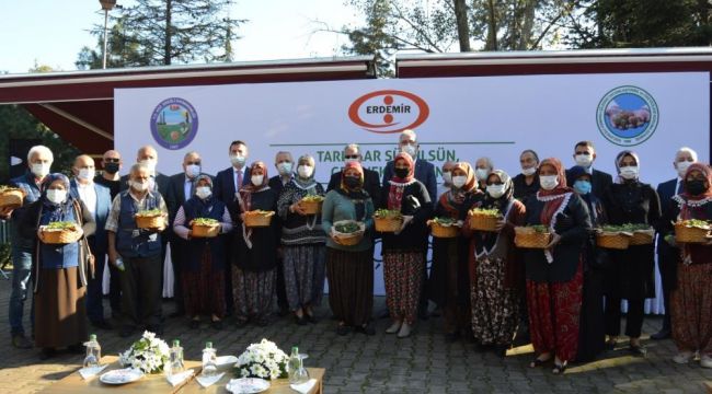 Osmanlı Çileği fideleri üreticilerle buluştu, coğrafi işaret aldı