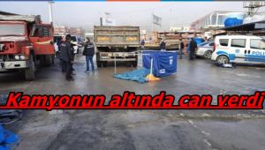 Çalıştığı iş yerinde kamyonun altında kaldı