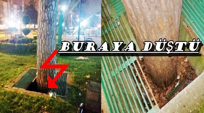 Çukura düşen çocuk yaralandı