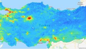 - Kirlilik haritasını uydu verileriyle tespit ettiler