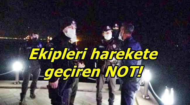 Köprü ayağına yapıştırılan not ekipleri harekete geçirdi