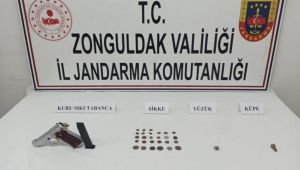 Zonguldak'ta tarihi eser operasyonu: 1 gözaltı
