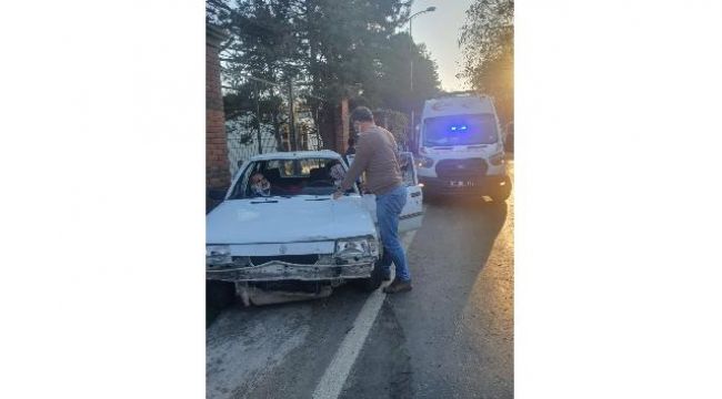 Zonguldak'ta trafik kazası: 2 yaralı