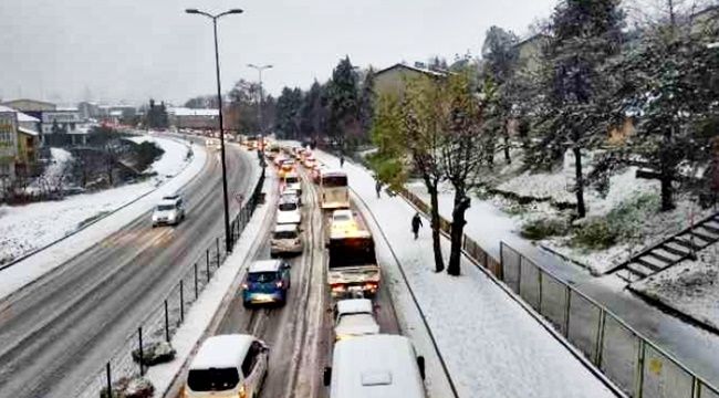 Kar yağdı böyle oldu...