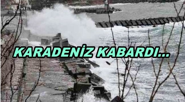Batı Karadeniz'de fırtına!