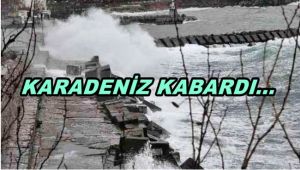 Batı Karadeniz'de fırtına!