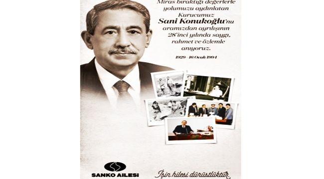 Sani Konukoğlu'nun vefatının 28. yılı