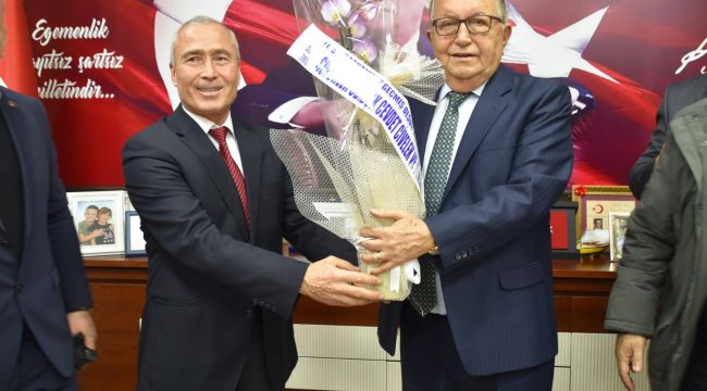 CİVELEK VE EKİBİNDEN BAŞKAN POSBIYIK'A ZİYARET