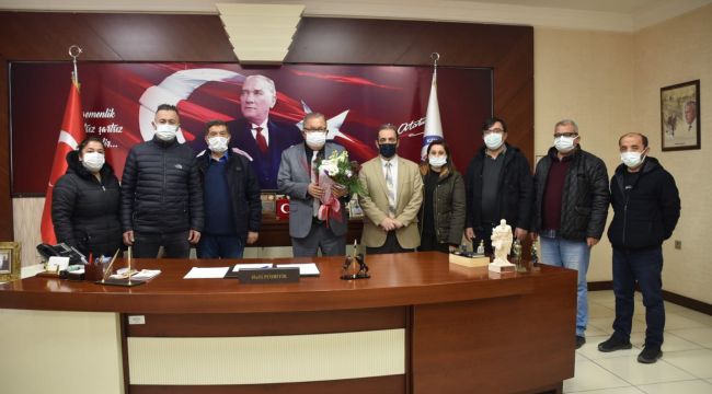 Gazetecilerden Başkan Posbıyık'a teşekkür 