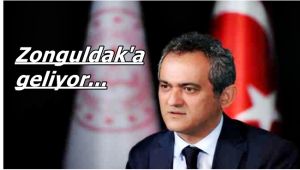 Milli Eğitim Bakanı Zonguldak'a geliyor