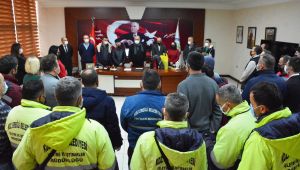İşçiler Başkan Posbıyık'a teşekkür etti (Video)