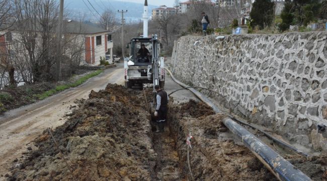 Su hatları yenileniyor...(Video)