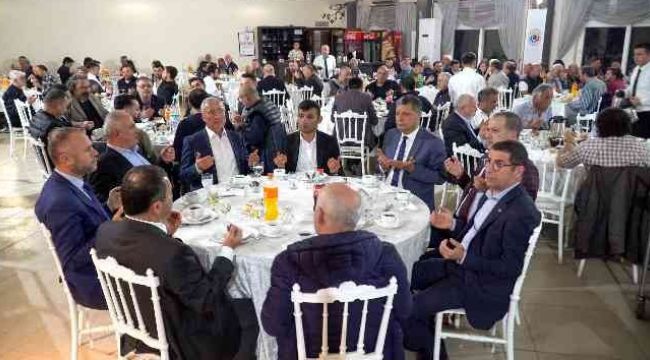 Sac ve nakliye sektörü temsilcileri ile iftarda buluştu