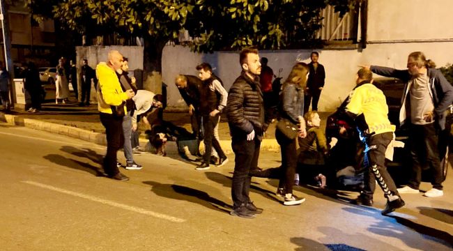 2 kadına çarptı...