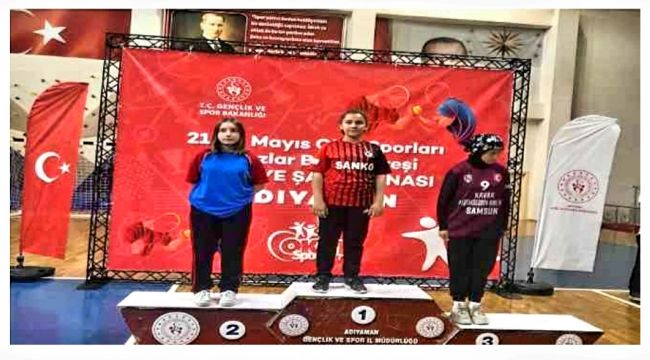 Zonguldaklı sporcu Türkiye 2'ncisi oldu